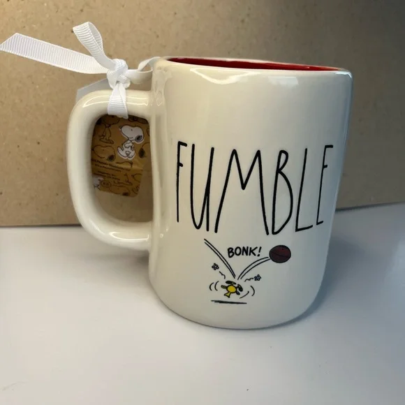 Rae Dunn Peanuts Mug with White Finish NWT - Picture 2 of 5